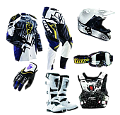 Шлем кроссовый HIZER B6196 #1 (S) yellow